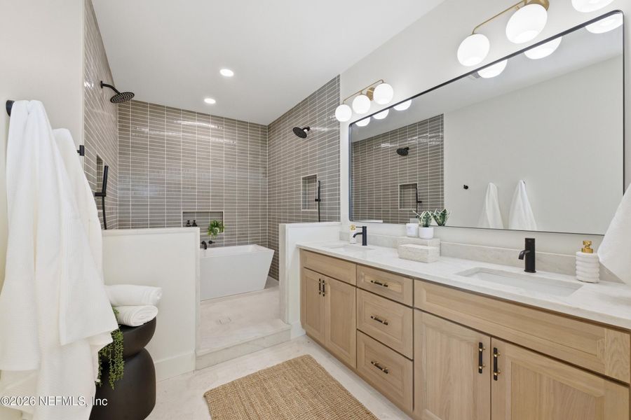 Furnished interior view inside a new home in , Jacksonville Beach (Image 15).