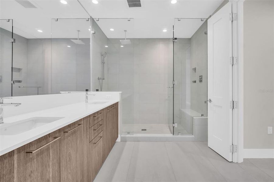 Furnished interior view inside a new home in , St. Petersburg (Image 17).