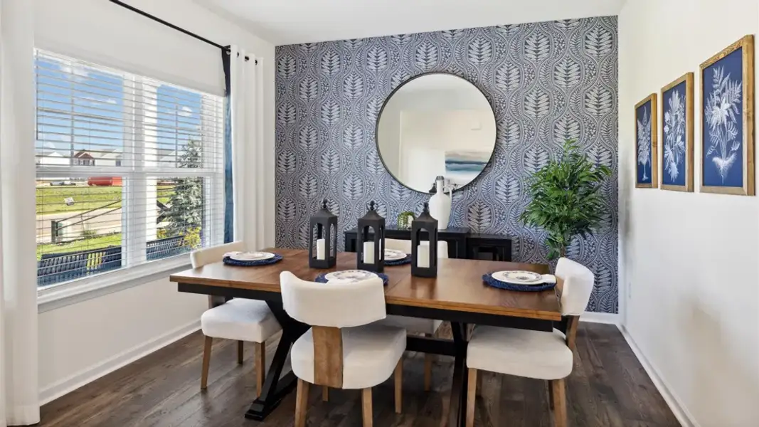 Furnished interior view inside a new home in Creekside Ridge, Dandridge (Image 10).