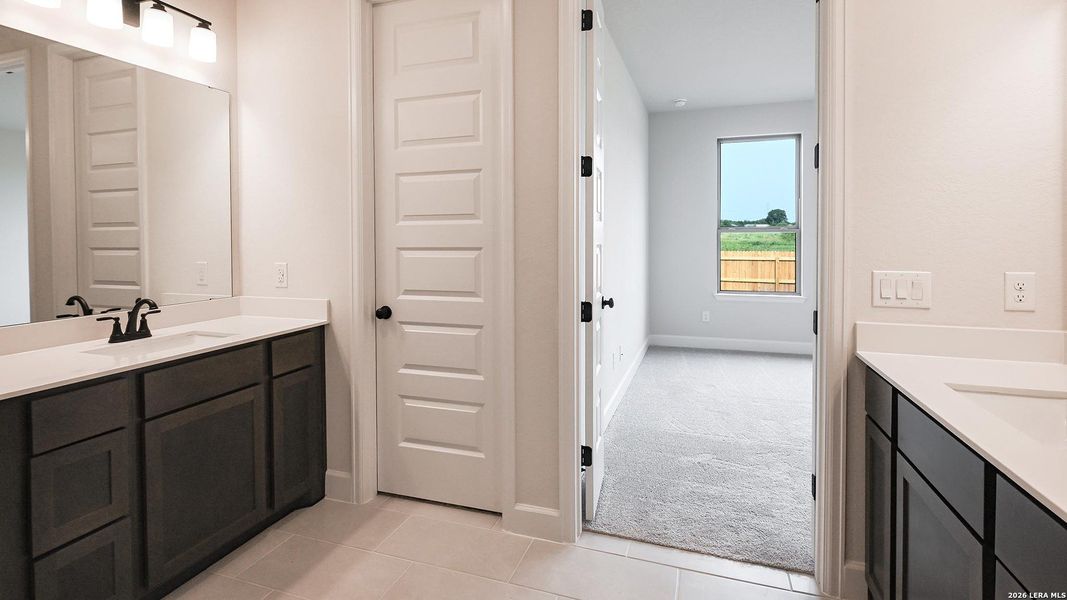 Furnished interior view inside a new home in The Parklands, Schertz (Image 13).