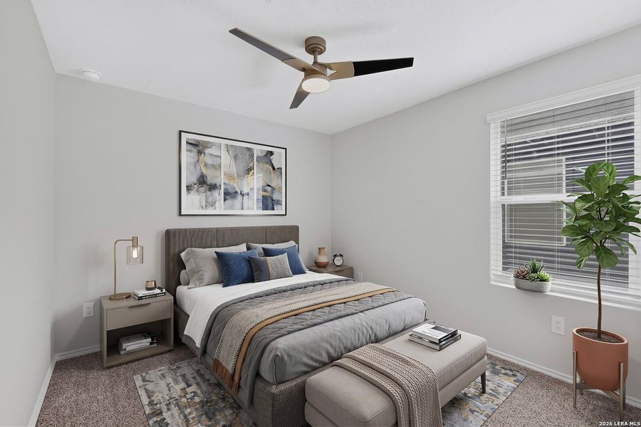 Furnished interior view inside a new home in Saengerhalle Meadows, New Braunfels (Image 29).