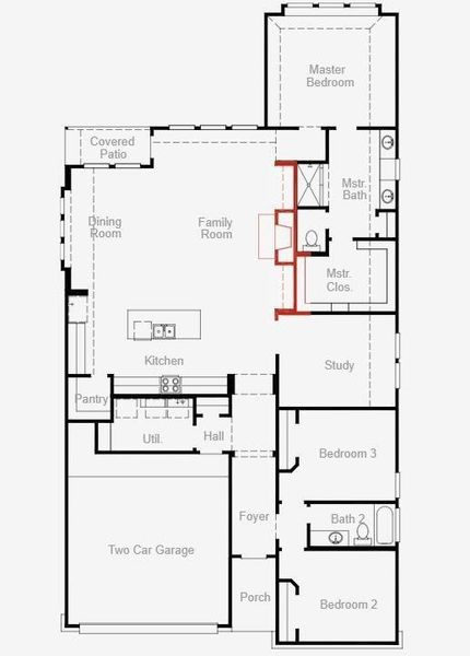 2D floor plan layout of this home in Hulen Trails, Fort Worth, TX (Image 3). 2D floor plan layout of this home in Hulen Trails, Fort Worth, TX (Image 3).