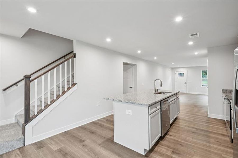 Furnished interior view inside a new home in Chapel Branch, Santee (Image 4).