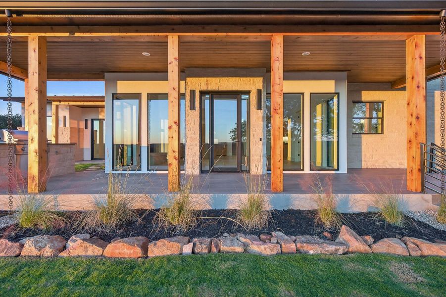 Exterior details and patio area of a home in , Horseshoe Bay (Image 31). Exterior details and patio area of a home in , Horseshoe Bay (Image 31).