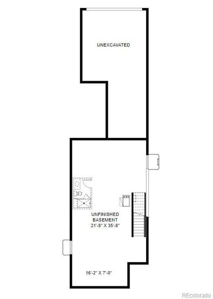 2D floor plan layout of this home in Painted Prairie, Aurora, CO (Image 3).