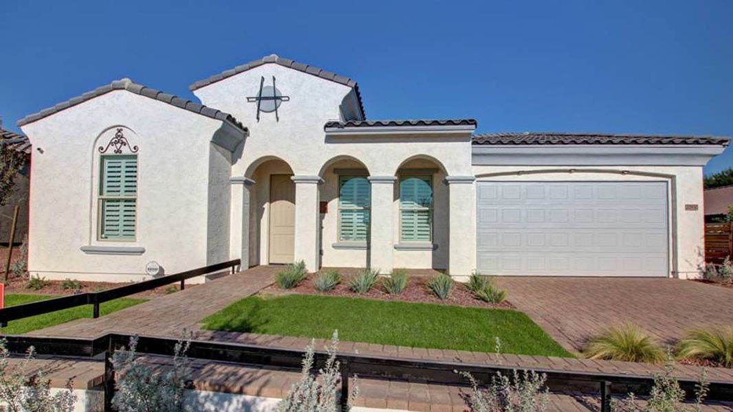 Representative exterior photo of a completed home built from the Appaloosa by Taylor Morrison in Victory at Verrado Venture II Collection 55+, Buckeye, AZ (Image 20).