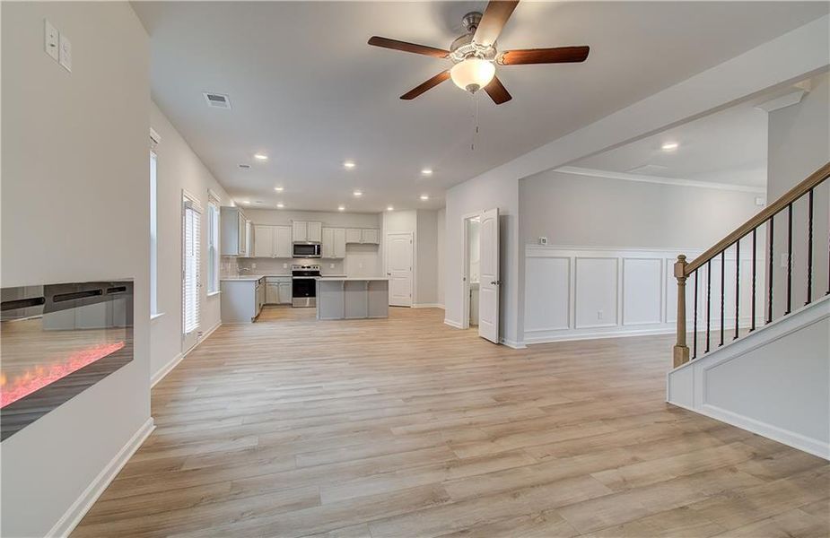 Spacious, unfurnished interior of a new home in Cedar Grove Commons, Conley (Image 20). Spacious, unfurnished interior of a new home in Cedar Grove Commons, Conley (Image 20).