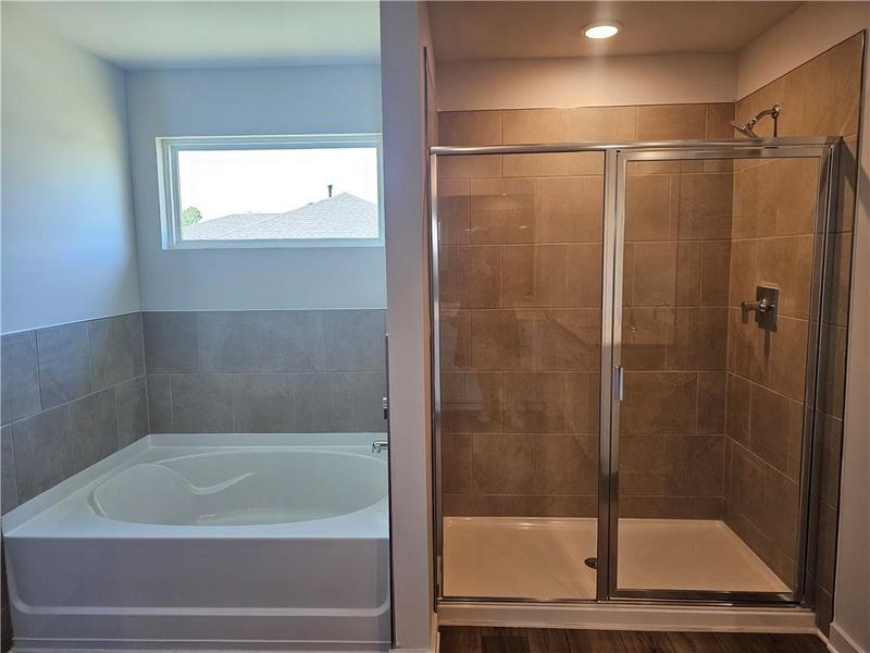 Furnished interior view inside a new home in Ellorie Estates, Dawsonville (Image 7). Furnished interior view inside a new home in Ellorie Estates, Dawsonville (Image 7).