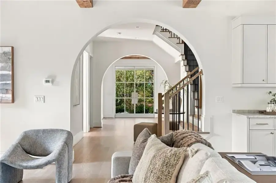 Furnished interior view inside a new home in , Atlanta (Image 14).