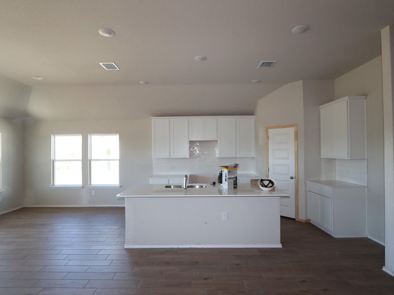 Furnished interior view inside a new home in Marble Creek Crossing, Austin (Image 5). Furnished interior view inside a new home in Marble Creek Crossing, Austin (Image 5).