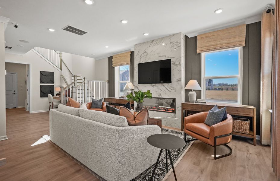 Furnished interior view inside a new home in Riverstone, Monroe (Image 29).
