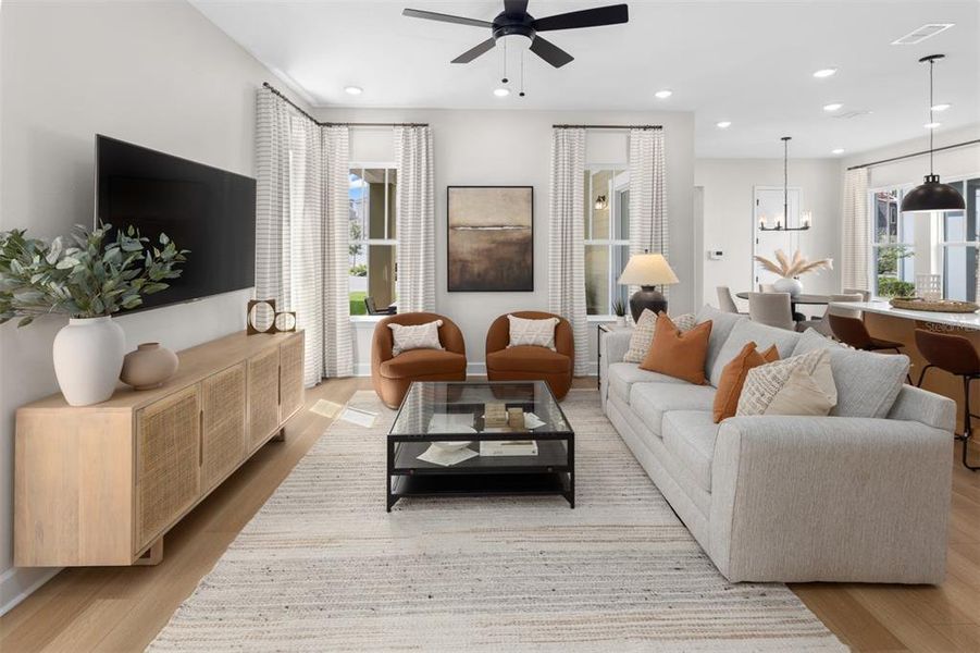 Furnished interior view inside a new home in Celebration, Celebration (Image 23).