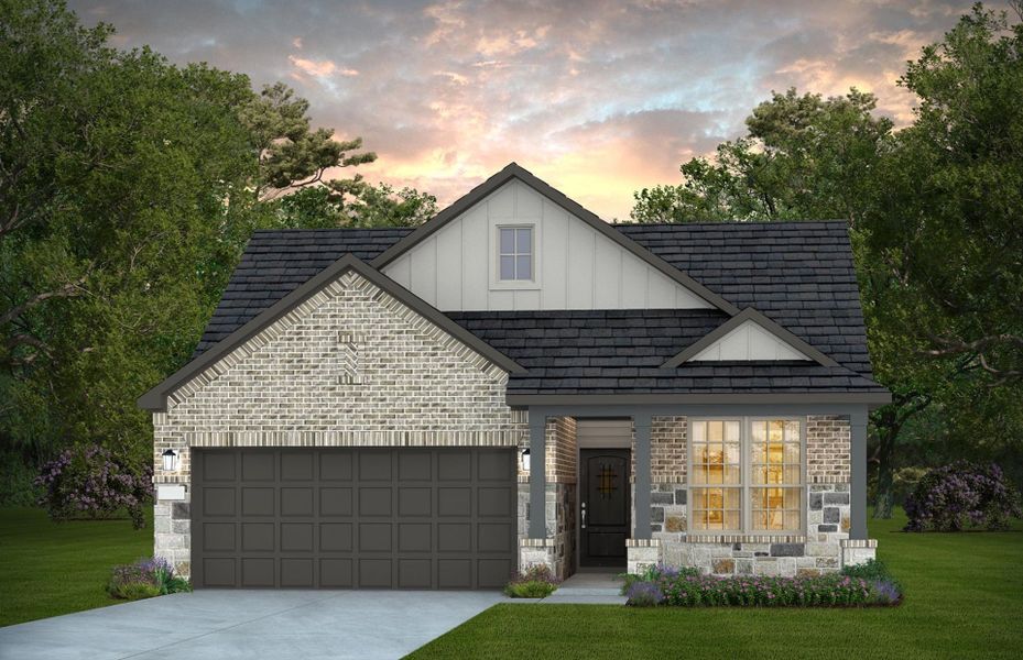 Image 16 representing the Oakmont by Pulte Homes in Windcress, Cove, TX.