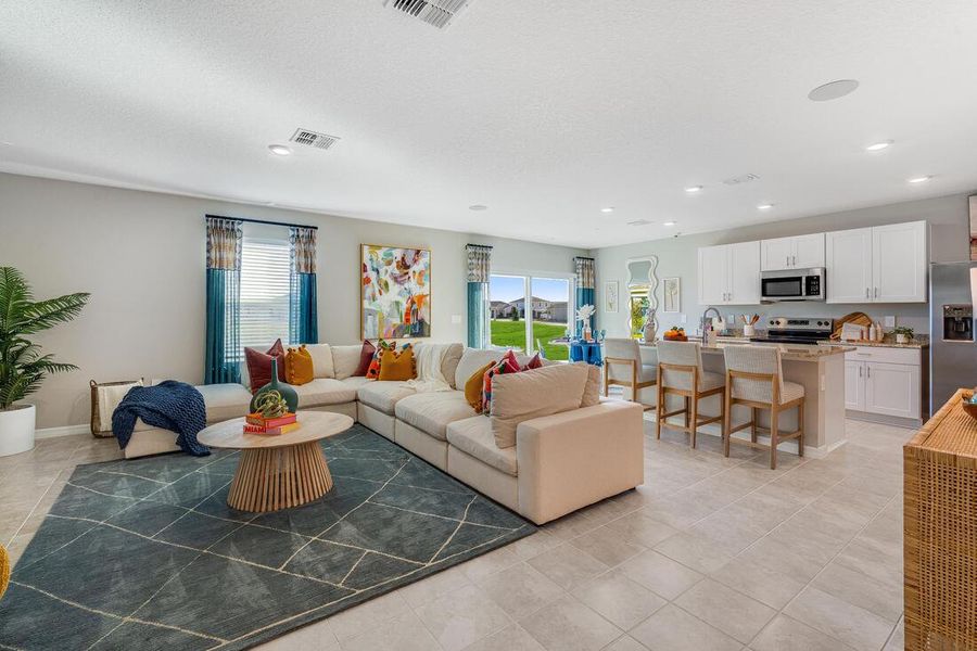 Furnished interior view inside a new home in Palm Wind, Hudson (Image 8).