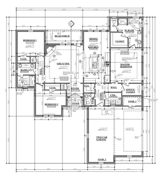 2D floor plan layout of this home in , Maiden, NC (Image 3).