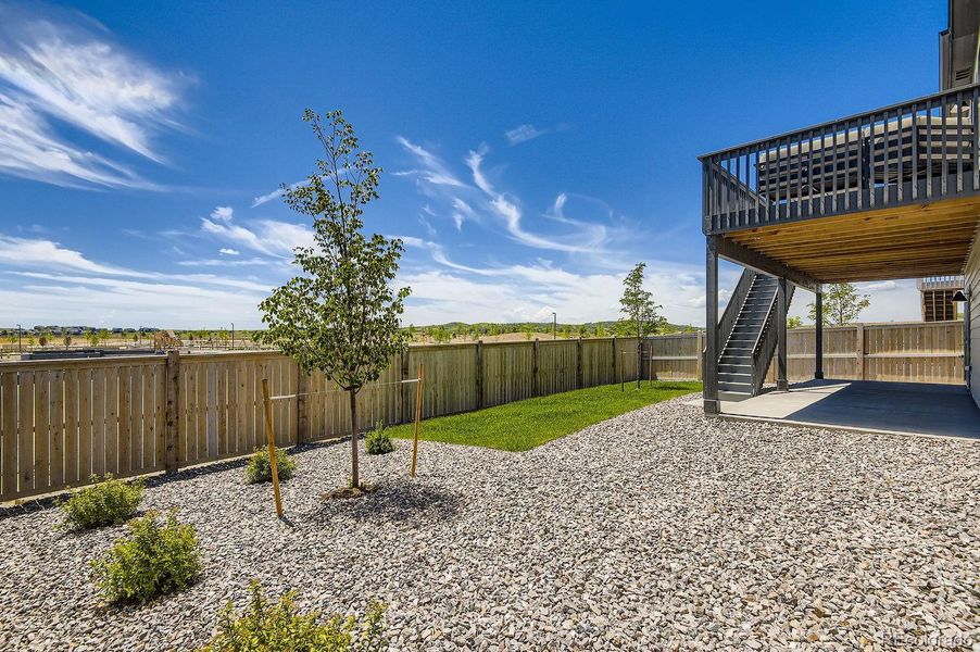 Exterior details and patio area of a home in , Parker (Image 21).