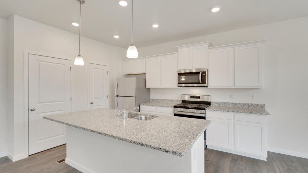 Representative furnished interior of a home built from the Cabral by D.R. Horton in The Ridge at Lorson Ranch, Colorado Springs (Image 5).
