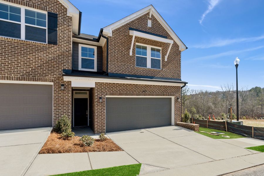 Front exterior of a new home in Grandview Terrace, Canton, GA, highlighting curb appeal (Image 20).