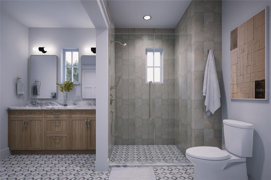 Furnished interior view inside a new home in , St. Petersburg (Image 19).