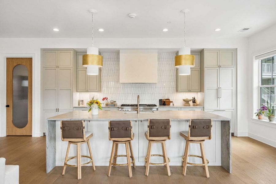 Furnished interior view inside a new home in , Charleston (Image 18).