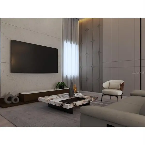 Furnished interior view inside a new home in , Clermont (Image 8).