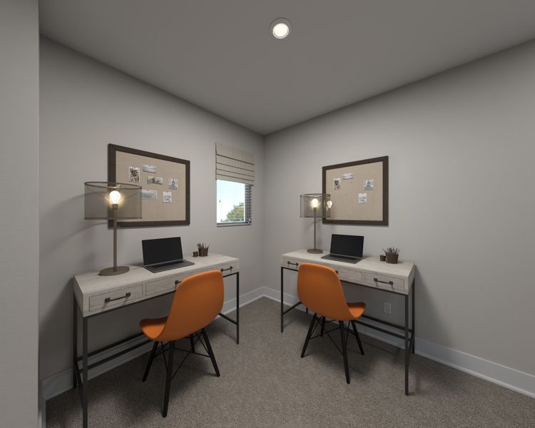 Furnished interior view inside a new home in Marshburn Landing - Signature Series, Wendell (Image 8).