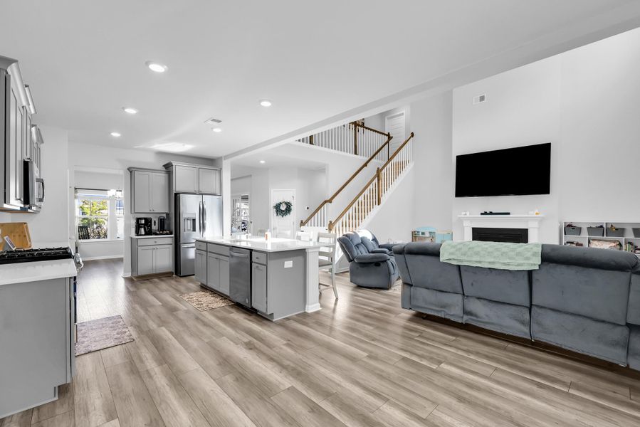 Furnished interior view inside a new home in , Summerville (Image 22). Furnished interior view inside a new home in , Summerville (Image 22).