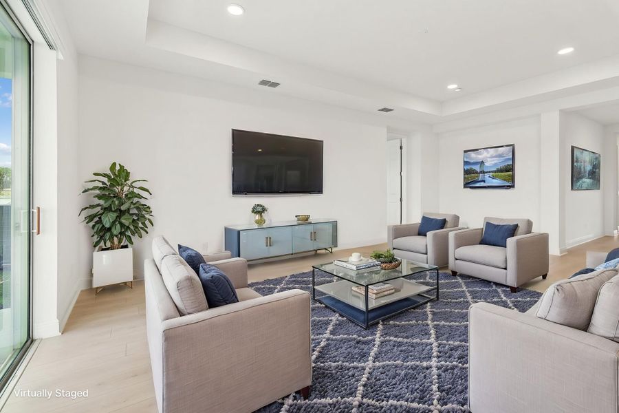 Family Room - Virtually Staged