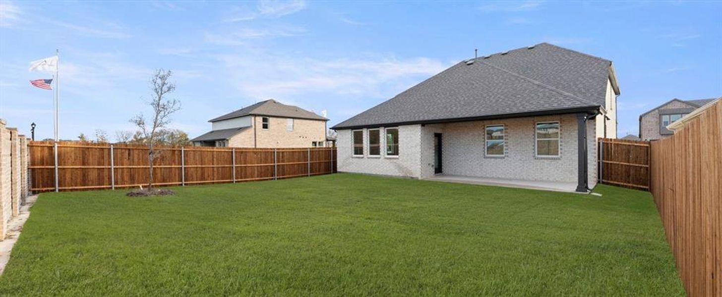 Exterior details and patio area of a home in Meadow Park, Melissa (Image 3). Exterior details and patio area of a home in Meadow Park, Melissa (Image 3).
