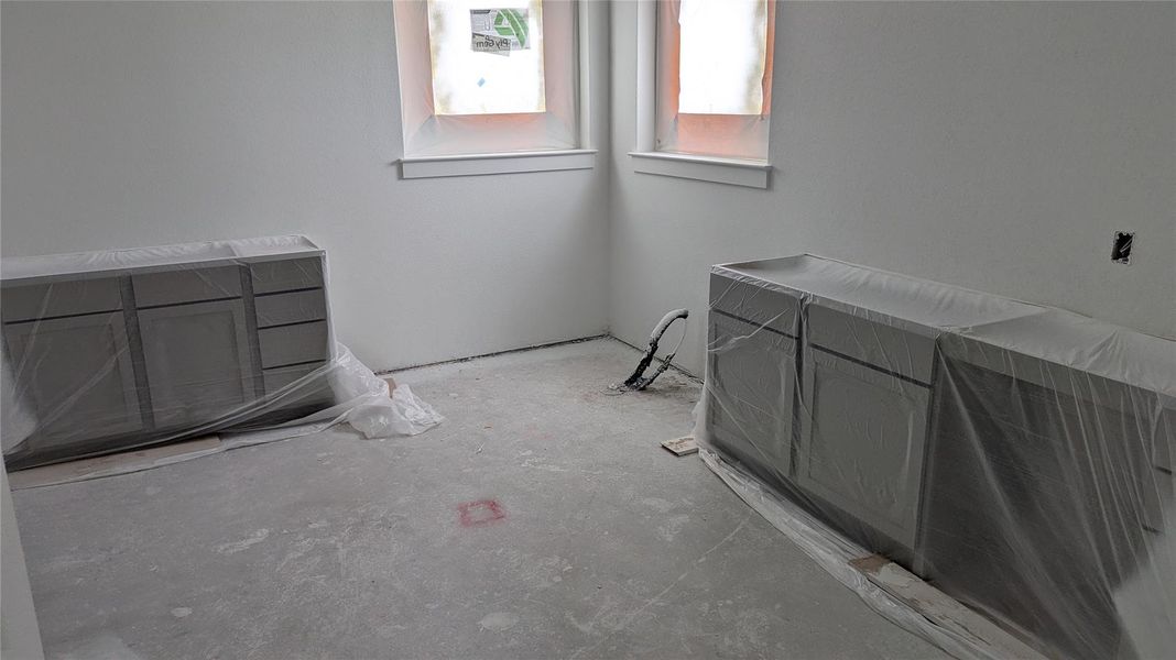 Furnished interior view inside a new home in Scofield Farms Estates, Georgetown (Image 9).