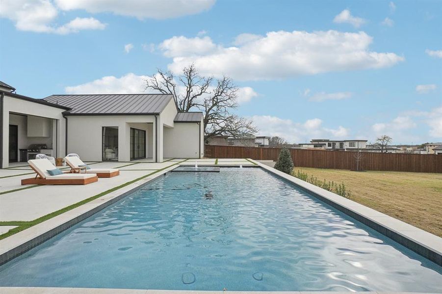 Exterior details and patio area of a home in , Southlake (Image 4). Exterior details and patio area of a home in , Southlake (Image 4).