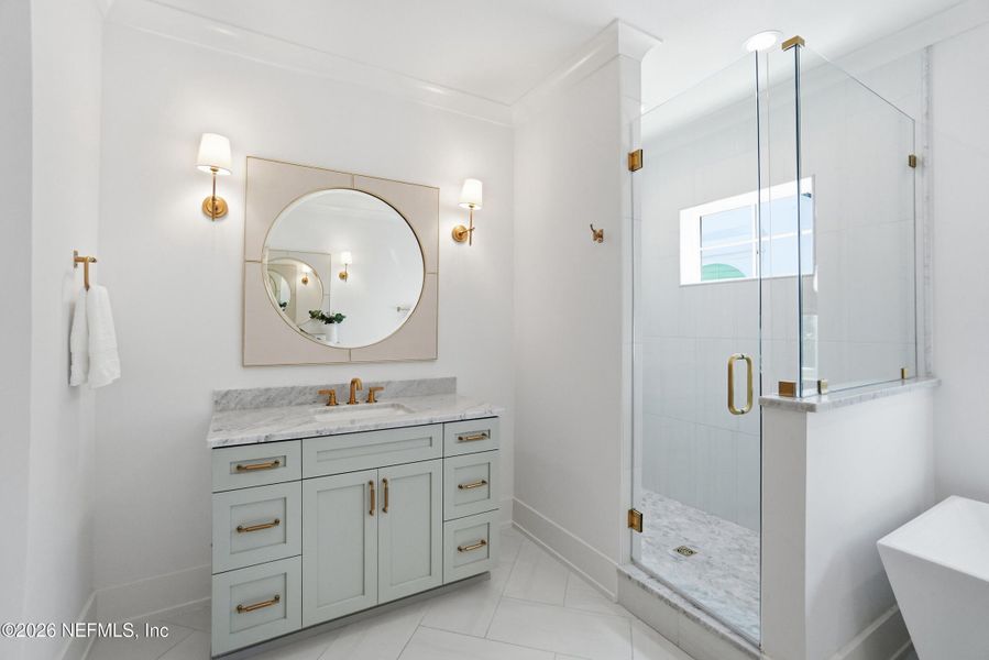 Furnished interior view inside a new home in , Ponte Vedra Beach (Image 45).