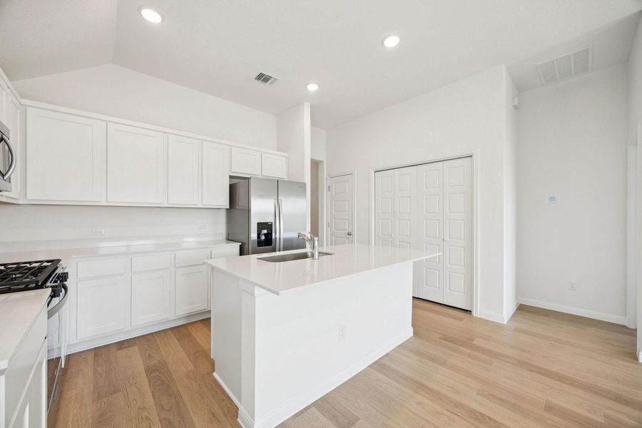 Furnished interior view inside a new home in Trinity Ranch, Elgin (Image 9).