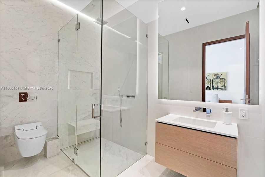 Furnished interior view inside a new home in , Miami (Image 5). Furnished interior view inside a new home in , Miami (Image 5).