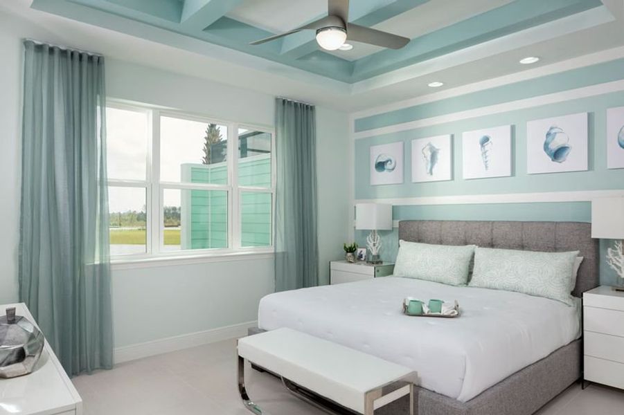 Representative furnished interior of a home built from the Antigua by Minto Communities in Latitude Margaritaville Watersound, Panama City Beach (Image 5). Representative furnished interior of a home built from the Antigua by Minto Communities in Latitude Margaritaville Watersound, Panama City Beach (Image 5).