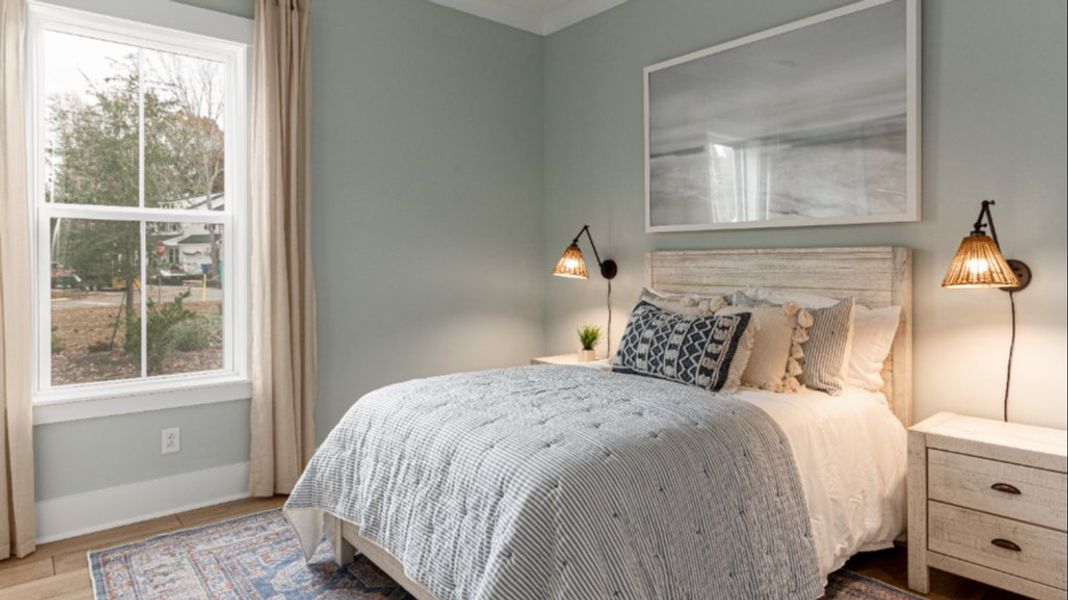 Representative furnished interior of a home built from the Keeneland II by DRB Homes in Ballam Oaks, Mount Pleasant (Image 11).