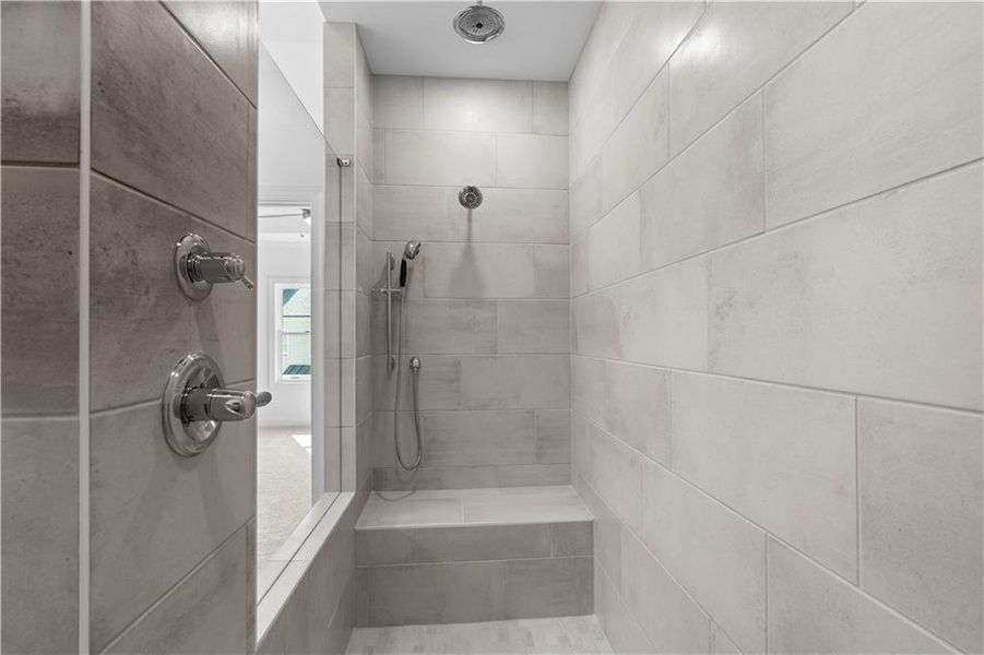Close-up of interior finishes inside a home in Evanshire Townhomes, Duluth (Image 20).