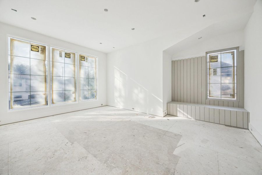 In-progress construction of a new home in , West University Place, TX (Image 18).