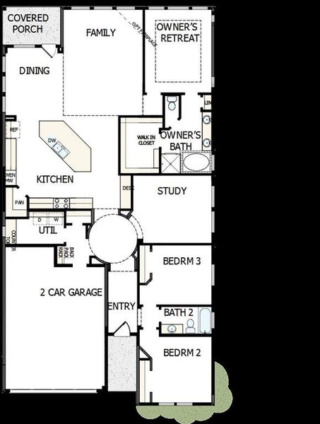 2D floor plan layout of this home in Walsh Classic, Aledo, TX (Image 3). 2D floor plan layout of this home in Walsh Classic, Aledo, TX (Image 3).