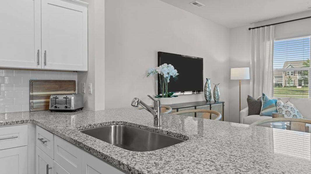 Furnished interior view inside a new home in Clock Road Townhomes, New Bern (Image 7).