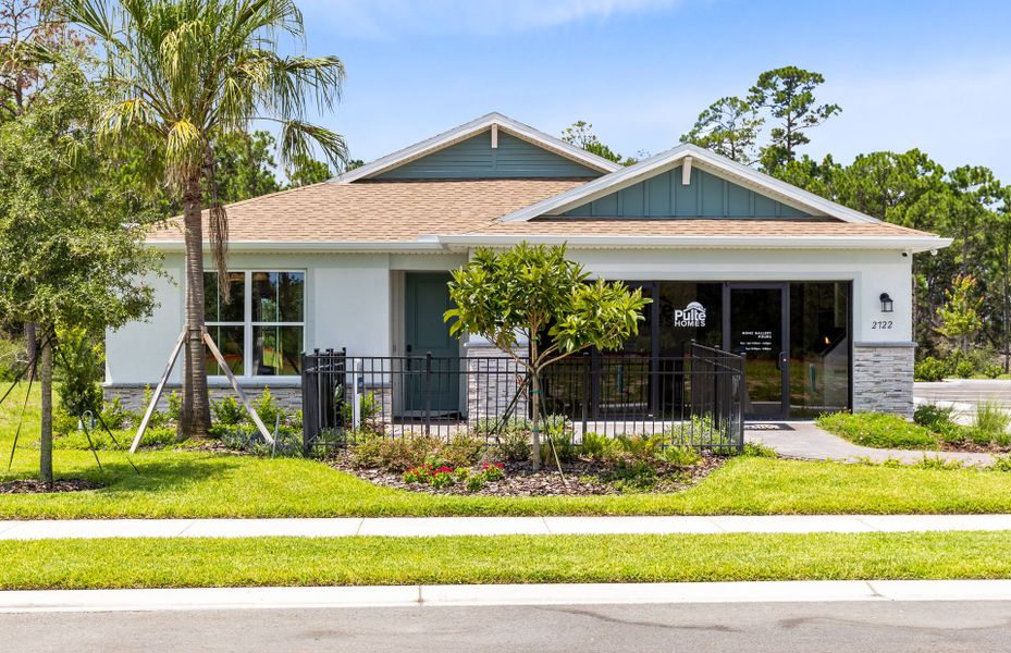 Representative exterior photo of a completed home built from the Highgate by Pulte Homes in Waterstone at Halifax Plantation, Ormond Beach, FL (Image 21).