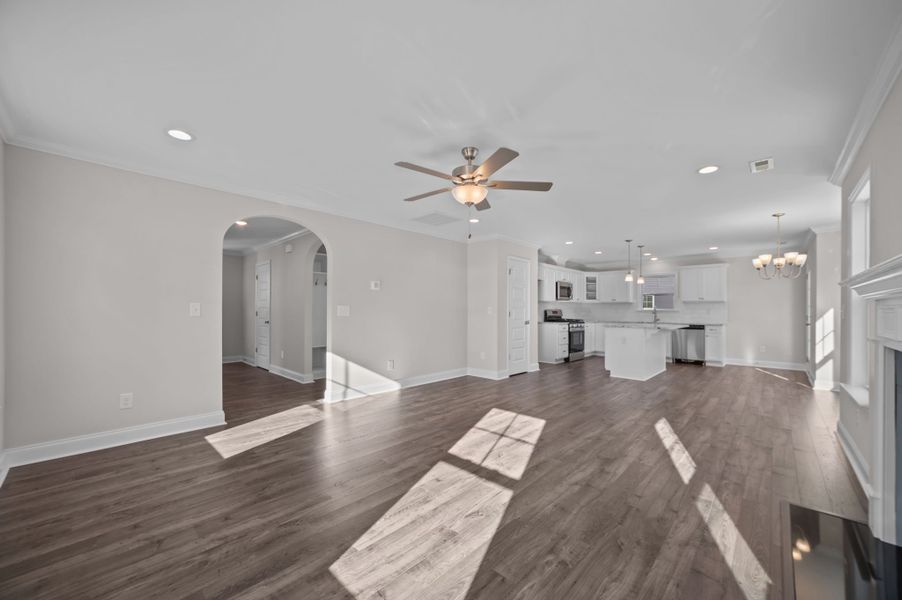Spacious, unfurnished interior of a new home in Arbor Hills South, Greenville (Image 19). Spacious, unfurnished interior of a new home in Arbor Hills South, Greenville (Image 19).