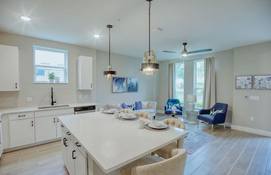 Furnished interior view inside a new home in , Kissimmee (Image 16).