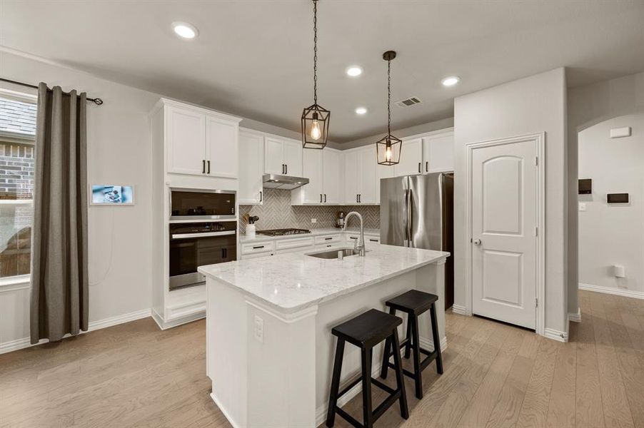 Furnished interior view inside a new home in , Justin (Image 16).
