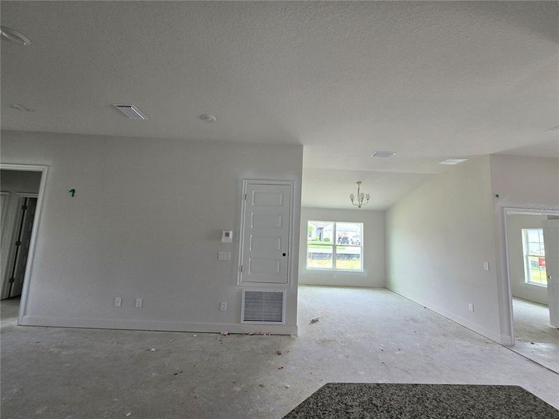 view from breakfast bar