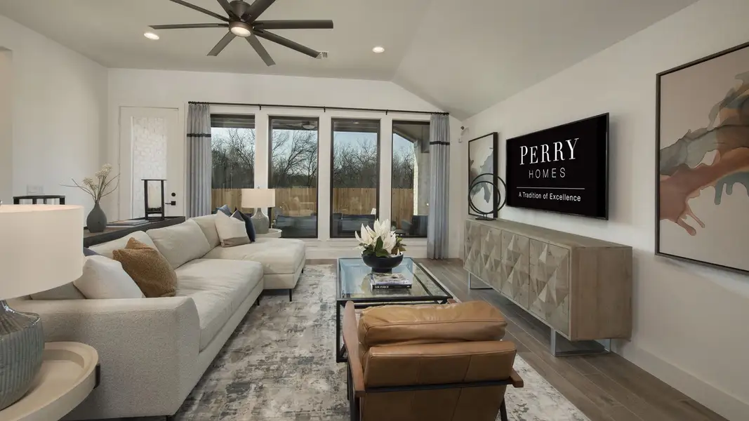 Furnished interior view inside a new home in VIDA, San Antonio (Image 6). Furnished interior view inside a new home in VIDA, San Antonio (Image 6).