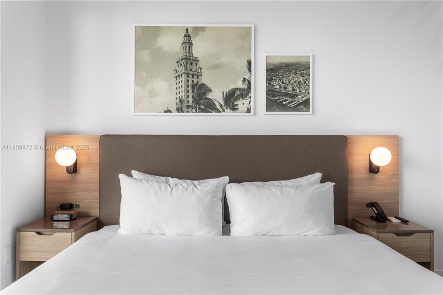 Furnished interior view inside a new home in , Miami (Image 9).