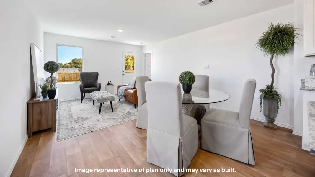 Representative furnished interior of a home built from the The Axis by D.R. Horton in Pari Estates, Lubbock (Image 7).