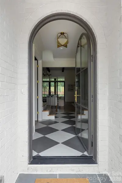 Exterior details and patio area of a home in , Charlotte (Image 32).