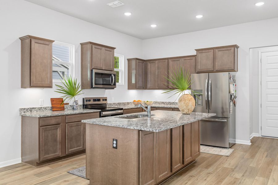 Furnished interior view inside a new home in , Charleston (Image 40).